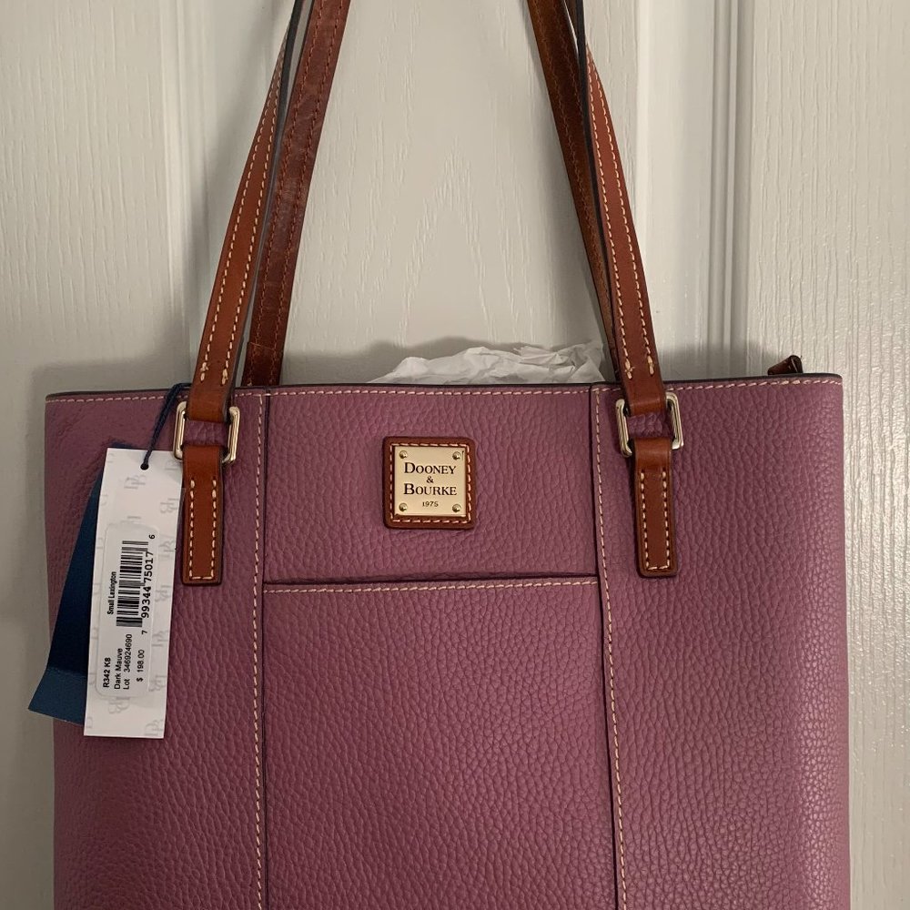 NWT - Dooney & Bourke  Small Tote Bag (Dark Mauve)